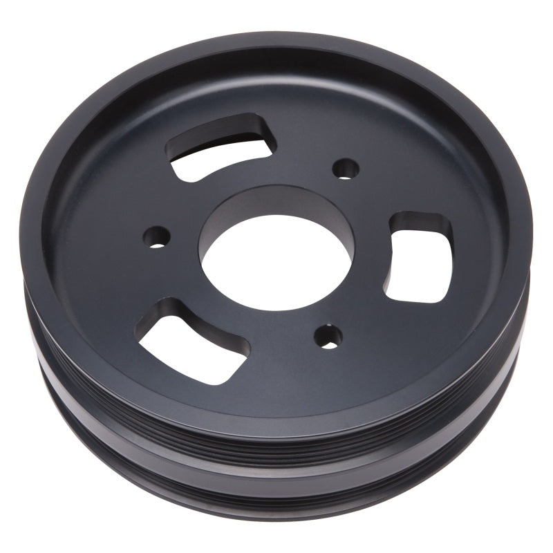Edelbrock Pulley Crank Drive Pulley Ls Dual Quad Truck Offset 15818 15818 Photo - Primary