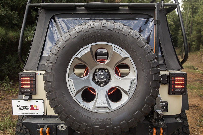 Rugged Ridge Third Brake Light Ring,LED 11585.04 Photo - Mounted
