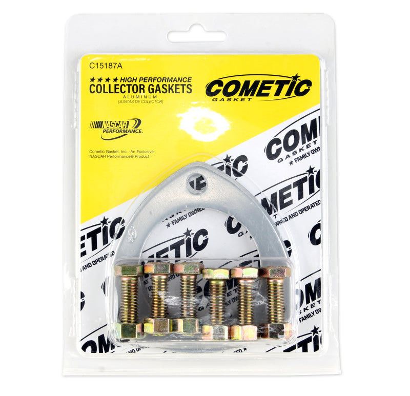 Cometic Gasket Cometic Exhaust Header Collector Gasket .040in Aluminum-2.5in Diameter Port-3.5in Bolt Circle-Set C15187A C15187A Photo - Primary