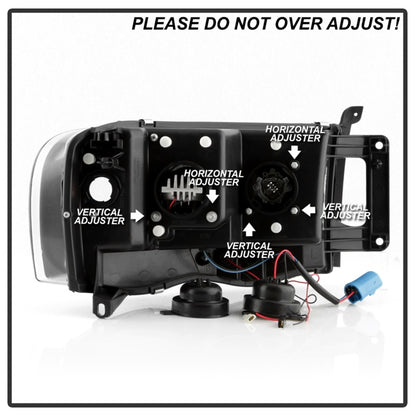 Spyder Dodge Ram 1500 02-05/Ram 2500/3500 03-05 High-Power LED Headlights - Black PRO-YD-DR02V2PL-BK 5088079 5088079 Photo - Unmounted