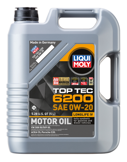 LIQUI MOLY 5L Top Tec 6200 Motor Oil SAE 0W20 20238 20238 Photo - out of package