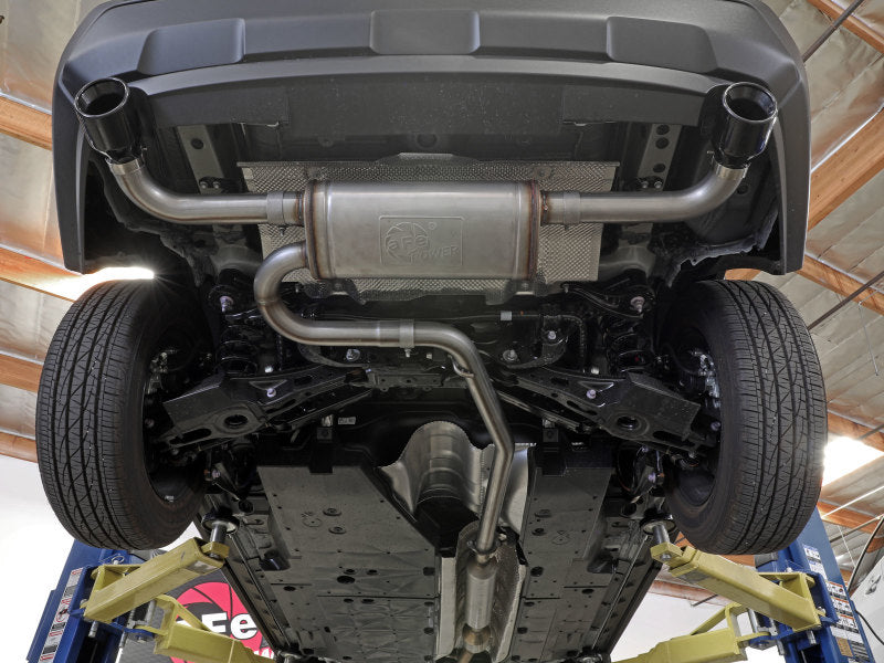 aFe POWER Takeda 19-21 Toyota RAV4 L4-2.5L 304SS CB Exhaust w/ Black Tips 49-36053-B 49-36053-B Photo - Mounted