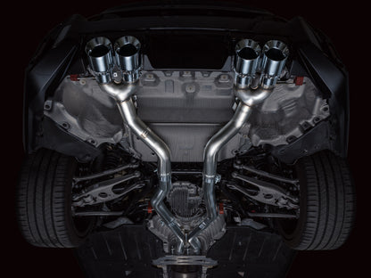 AWE Tuning 23-24 BMW G87 M2 Track Edition Exhaust - Chrome Silver Tips 3020-42487 3020-42487 Photo - Mounted