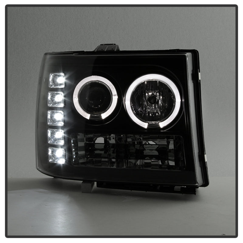 Spyder GMC Sierra 1500/GMC Sierra Denali 08-13 Projector LED Halo- LED Blk PRO-YD-GS07-HL-BK 5010605 5010605 User 1