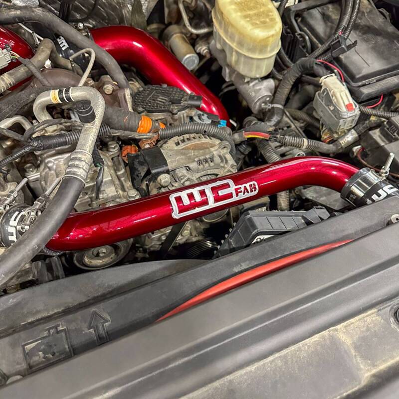 Wehrli 11-16 Chevrolet 6.6L LML Duramax Upper Coolant Pipe - Gloss Black WCF100696-GB WCF100696-GB User 2