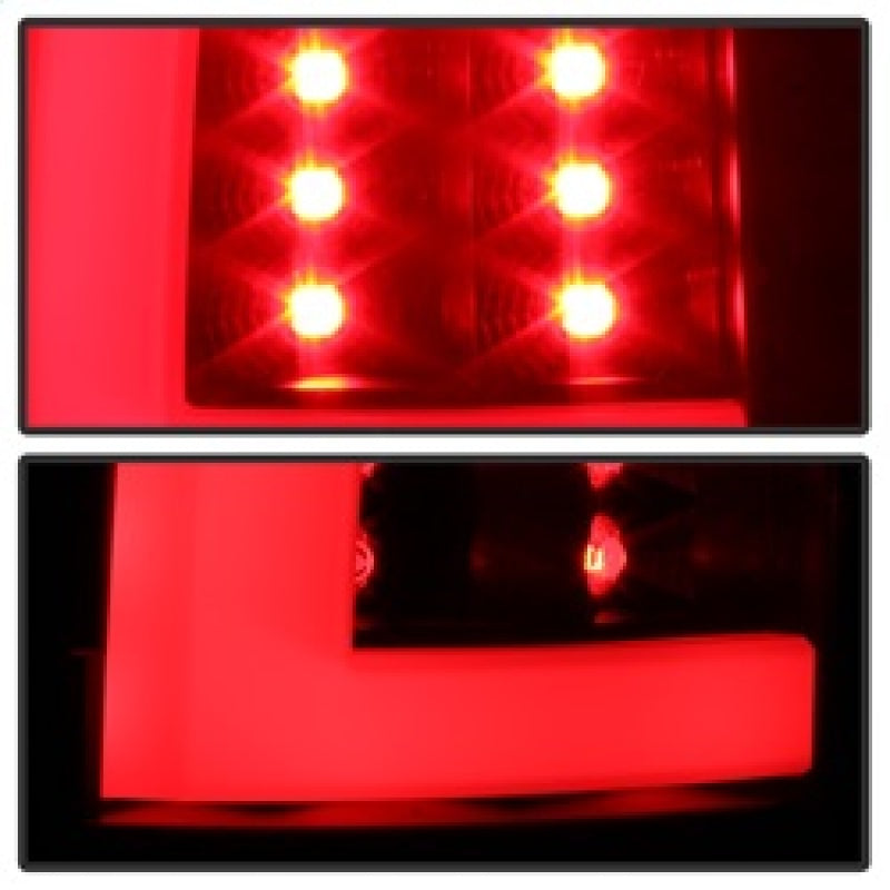Spyder 00-06 GMC Yukon/Yukon XL V2 Light Bar LED Tail Lights - Black (ALT-YD-CD00V2-LBLED-BK) 5084149 5084149 Photo - Unmounted