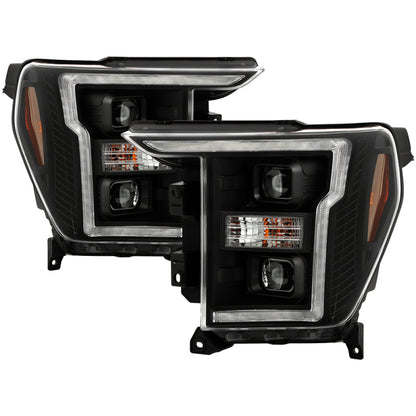 SPYDER Signature 20-21 Ford F150 (Halogen Model) Proj. Headlights - Black (PRO-YD-FF15021HALSI-BK) 5088703 5088703 Photo - Primary