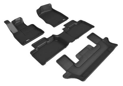 3D MAXpider 2020-2021 Ford Explorer 1st/2nd/3rd Row Floor Mats - Black L1FR13101509 L1FR13101509 Photo - Primary