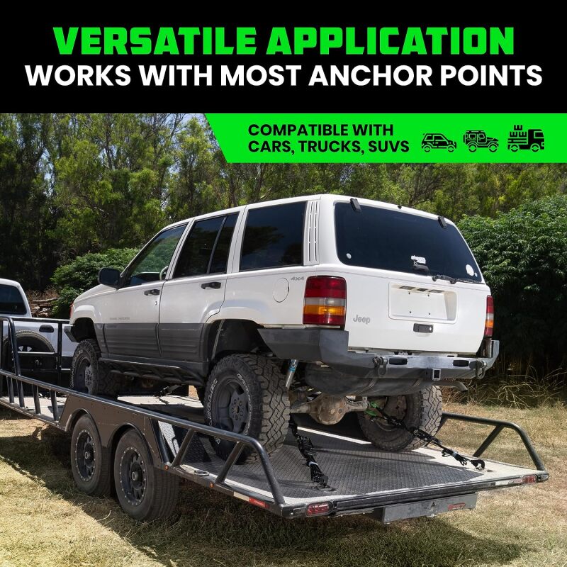 Rhino USA Heavy Duty Vehicle Tie Down Kit (Snap Hook) TD-VS2INKIT-SNAP TD-VS2INKIT-SNAP User 6