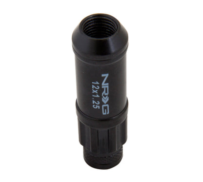NRG Steel Lug Nuts with  Logo Dust Cap Cover LN-LS710BK-21 Photo - Primary