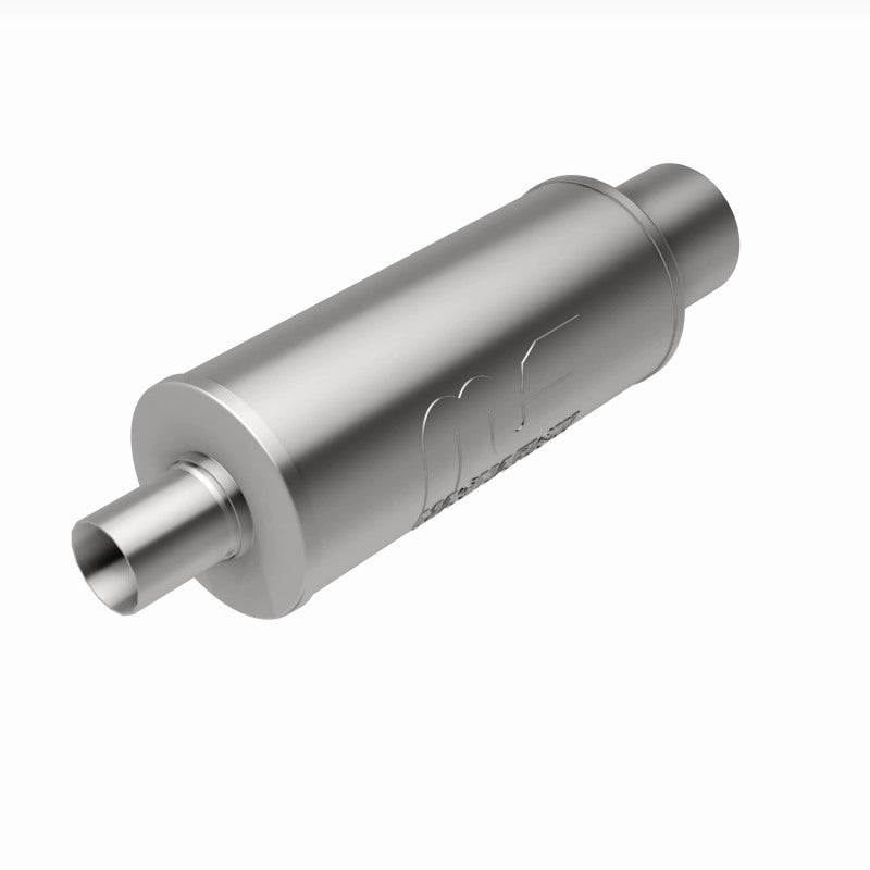 MagnaFlow 6" Round Center/Center Performance Muffler With Tip 14817 360 Degree Image Set