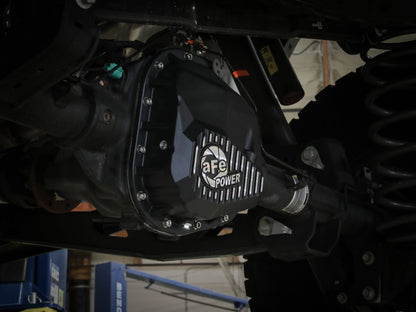 aFe 97-23 Ford F-150 Pro Series Rear Differential Cover Black w/ Machined Fins 46-71320B 46-71320B Photo - Mounted