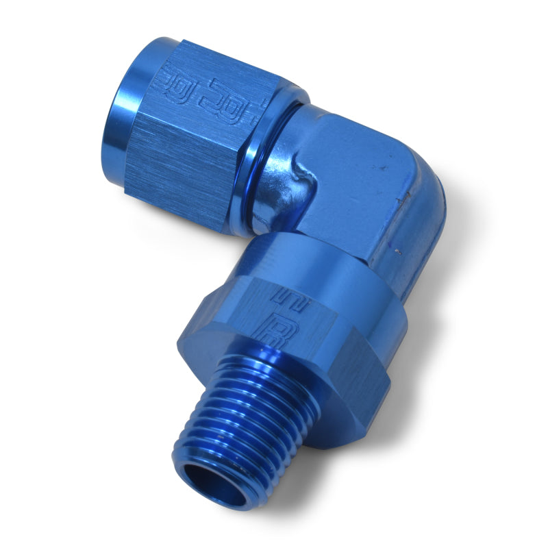 Russell Performance -8 AN 90 Degree Female to Male 1/2in Swivel NPT Fitting 614028 614028 Photo - out of package