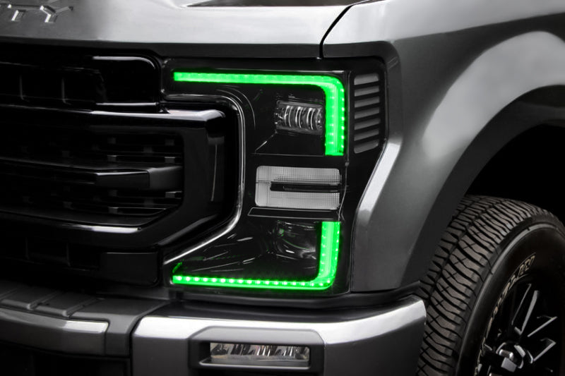 ORACLE Lighting Oracle 20-22 Ford F-250/350 Super Duty Dynamic ColorSHIFT Headlight DRL Upgrade Kit w/Switchback 1449-332 1449-332 User 1