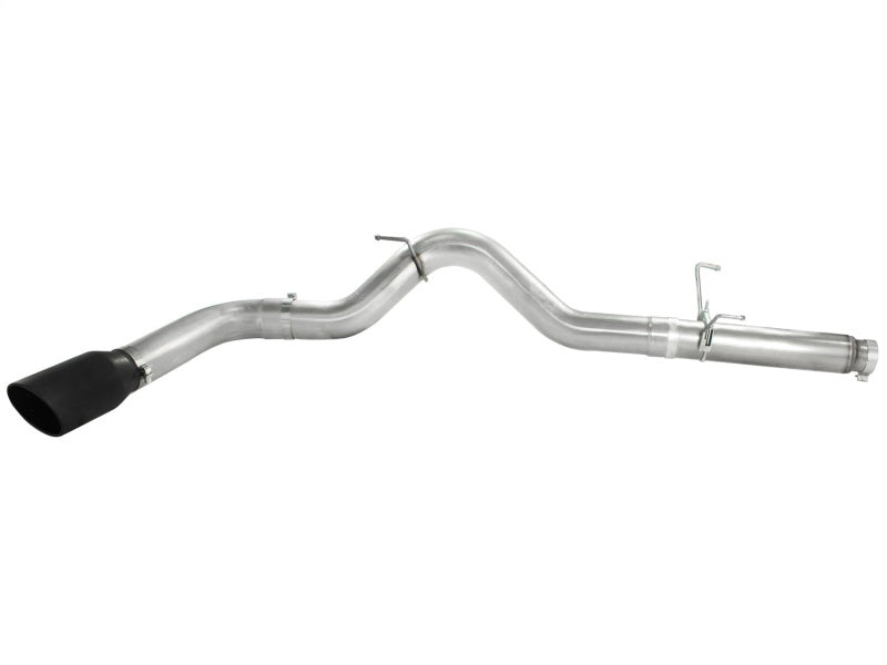 aFe ATLAS 5in Aluminized Steel DPF-Back Exhaust System w/Black Tip Dodge 49-02016-B Photo - Unmounted