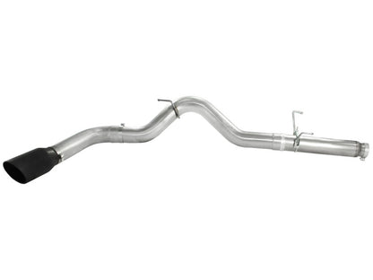 aFe ATLAS 5in Aluminized Steel DPF-Back Exhaust System w/Black Tip Dodge 49-02016-B Photo - Unmounted