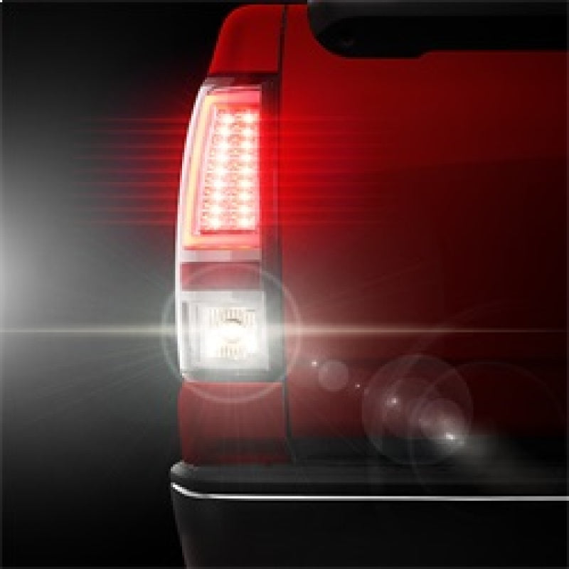 Spyder Chevy Silverado 1500/2500 03-06 Version 2 LED Tail Lights - Chrome ALT-YD-CS03V2-LED-C 5081902 5081902 Photo - Mounted