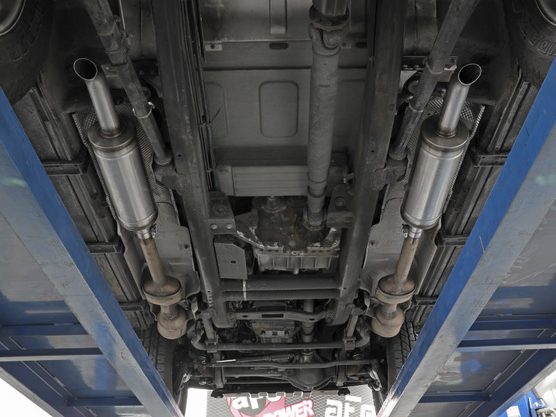 aFe 02-08 Mercedes-Benz G500 L6-3.0L (tt) Vulcan Series 2.5in 304 SS  Cat-Back Exhaust System 49-36501 49-36501 Photo - Mounted