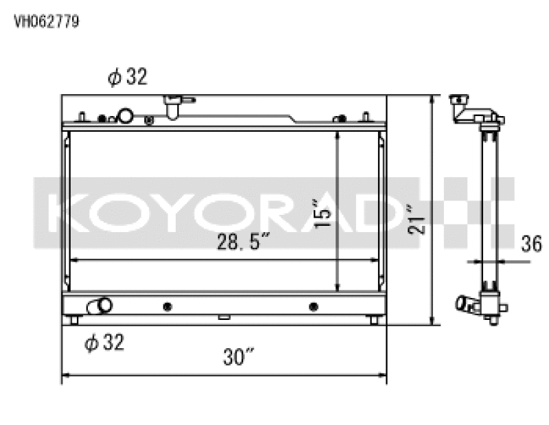 Koyo KOY Racing Radiators Cooling Radiators main image