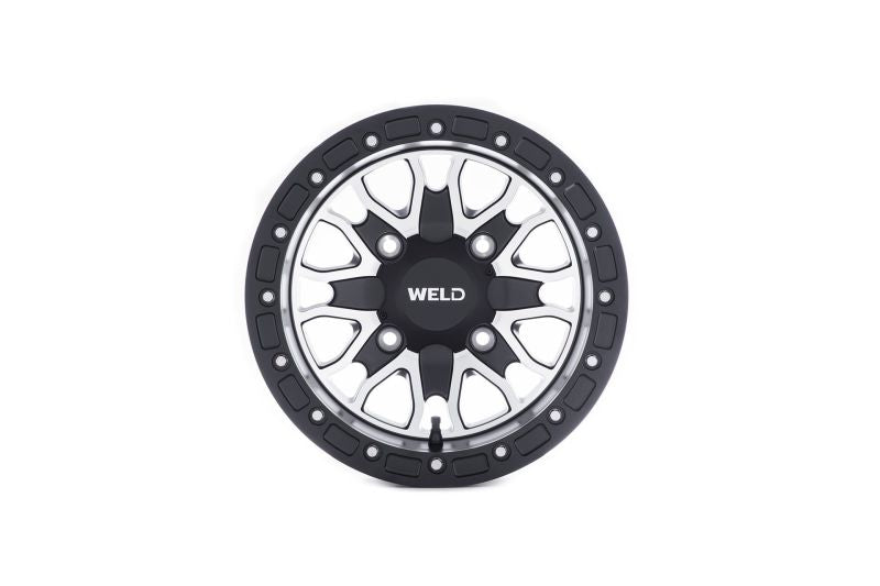 Weld UTV RF Series Raptor U501 14x10 Raptor Beadlock 4x136 5BS Satin BLK MIL U501A0042500