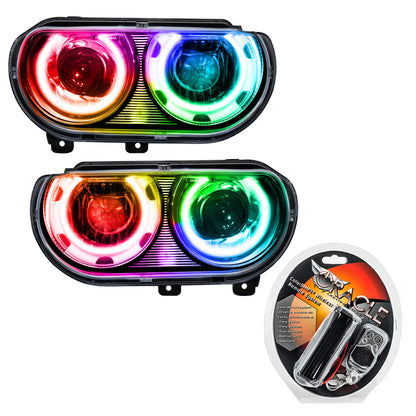 ORACLE Lighting Oracle 08-14 Dodge Challenger SMD HL (HID Style) - ColorSHIFT 7132-330 7132-330 Photo - Primary