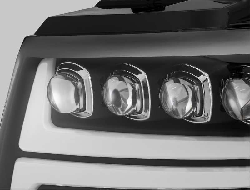 AlphaRex 07-13 Chevy AvalancheáNOVA LED Proj Headlights Plank Style Matte Black w/Activ Light/DRL 880288 880288 User 3