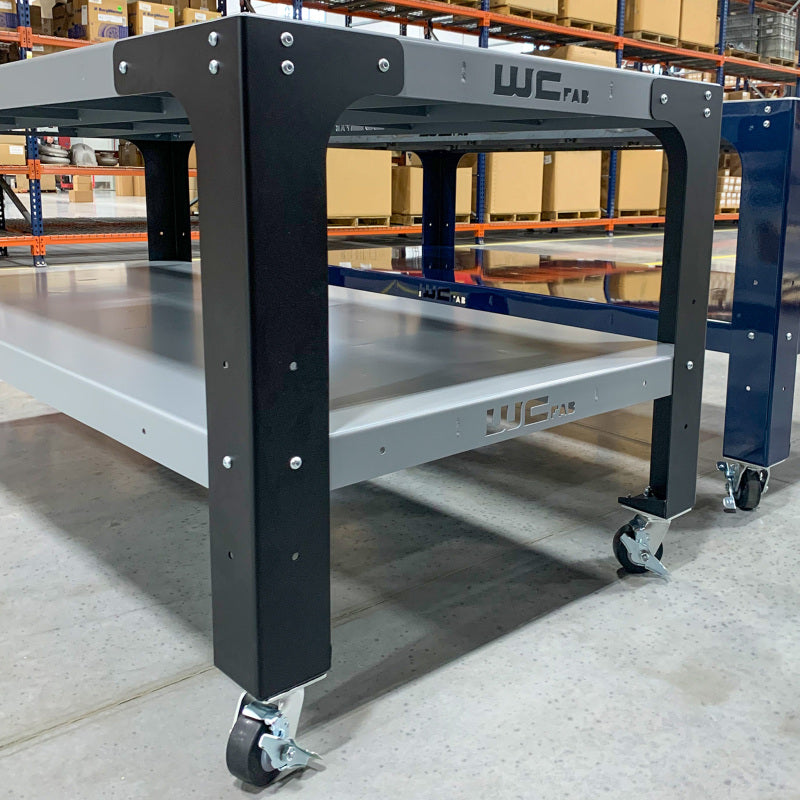 Wehrli Modular Steel Work Bench Leg Kit 40in Tall x .120in Thick - Flat Black WCF25-40-120-FB WCF25-40-120-FB User 2