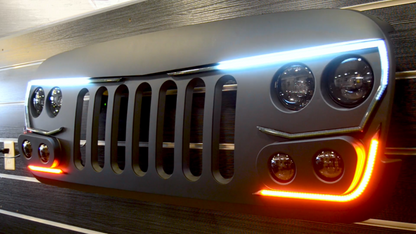 ORACLE Lighting Oracle VECTOR Jeep Wrangler JK Grille Display 8074-504 8074-504 Photo - Primary