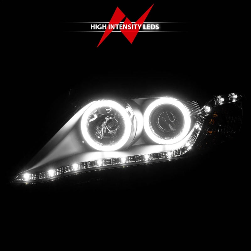Anzo 2010-2011 Toyota Camry Projector Headlights w/ Halo Black (CCFL) 121442 Photo - Unmounted