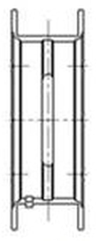 ACL Ford V8 351M-351W-400 1969-98 (Half Groove) Engine Crankshaft Main Bearing Set 5M1432A-30 5M1432A-30 Technical Drawing