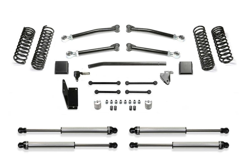 Fabtech 2020 Jeep Gladiator JT 6 Cyl 4WD 3in Trail System w/DL 2.25 N/R Shocks K4167DL K4167DL Photo - Primary