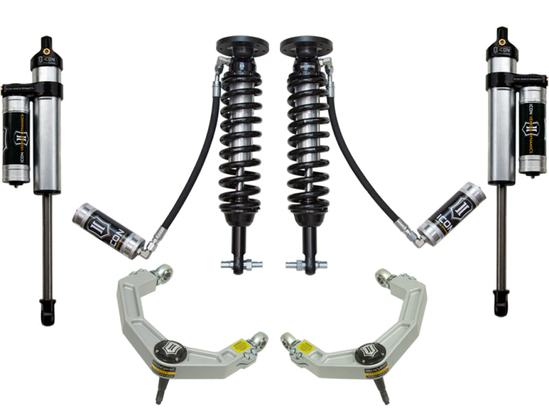 ICON 2014 Ford F-150 4WD 1.75-2.63in Stage 4 Suspension System w/Billet Uca K93064 K93064 Photo - Primary