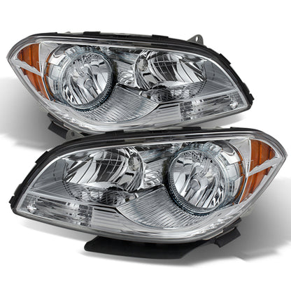 SPYDER Xtune Chevy Malibu 2008-2012 Crystal Headlights Chrome HD-JH-CMA08-AM-C 9026027 9026027 Photo - Primary