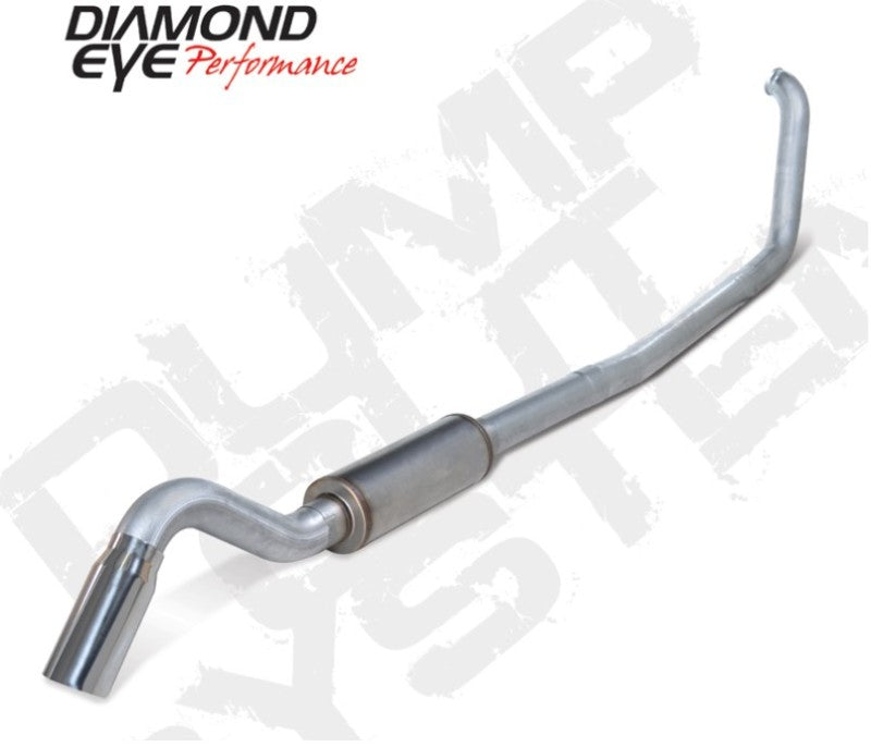 Diamond Eye Performance Diamond Eye KIT 4in TB SGL AL: TURN DOWN 00-03 FORD 7.3L F250/F350 K4319A-TD