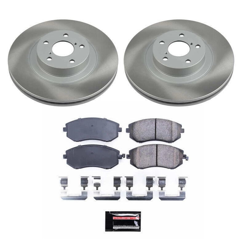 PowerStop Power Stop 05-12 Subaru Outback Front Semi-Coated Rotor Kit SC3038 SC3038 Photo - Primary