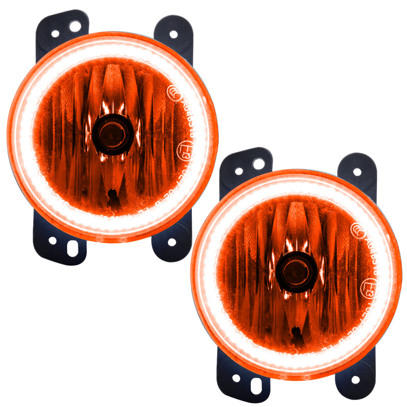 ORACLE Lighting 10-15 Jeep Wrangler JK Pre-Assembled LED Halo Fog Lights -Amber 7159-005 7159-005 Photo - Primary