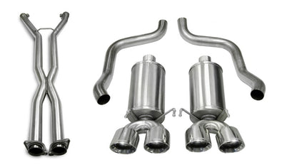 Corsa Performance 2.5" Dual Rear Exit Cat-Back Exhaust System with Twin 3.5" Tips 14469CB6 Photo - Primary