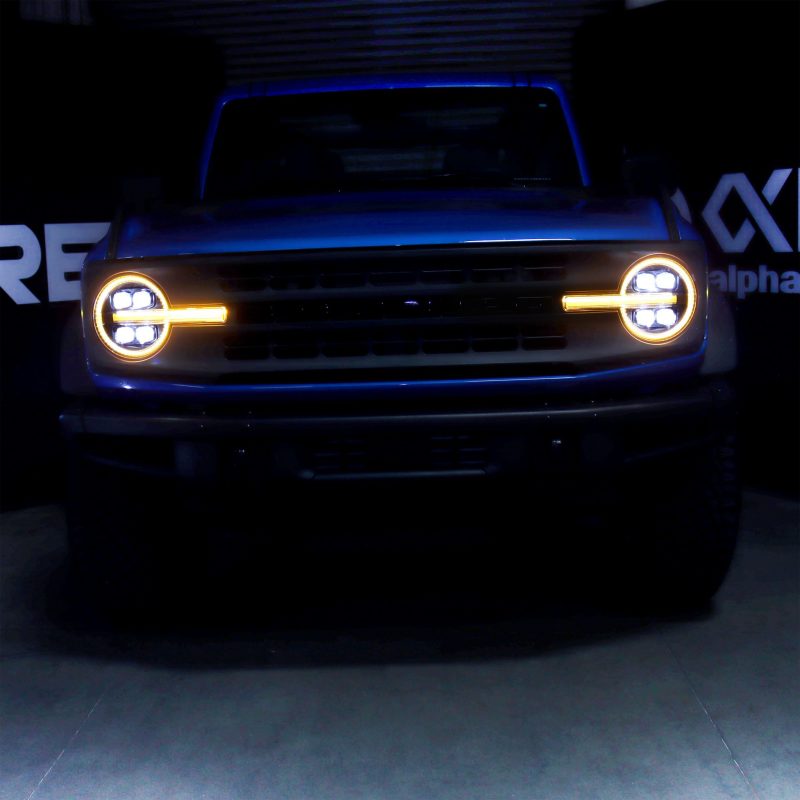 AlphaRex 21-23 Ford Bronco NOVA LED Projector Headlights Black 880260 880260 User 1