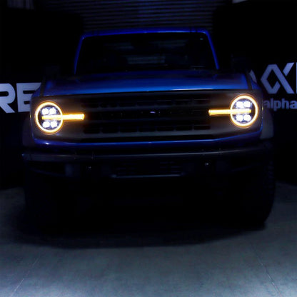 AlphaRex 21-23 Ford Bronco NOVA LED Projector Headlights Black 880260 880260 User 1