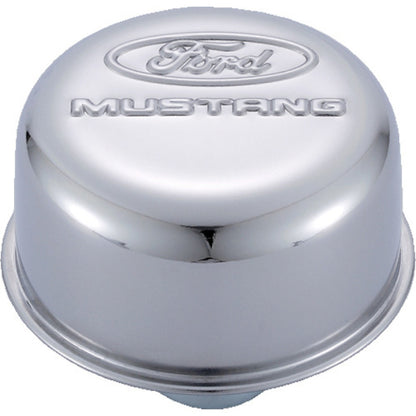 Ford Racing Chrome Breather Cap w/ Ford Mustang Logo 302-220 302-220 User 1