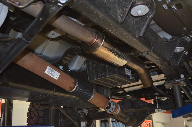 Injen 12-14 Jeep Wrangler 4 Door Models Only Cat-Back Stainless Steel SES5003HT Photo - Mounted