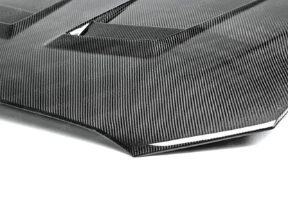 Seibon 08-12 Mitsubishi Evo X Carbon Fiber Hood HD0809MITEVOX-DV Photo - Primary