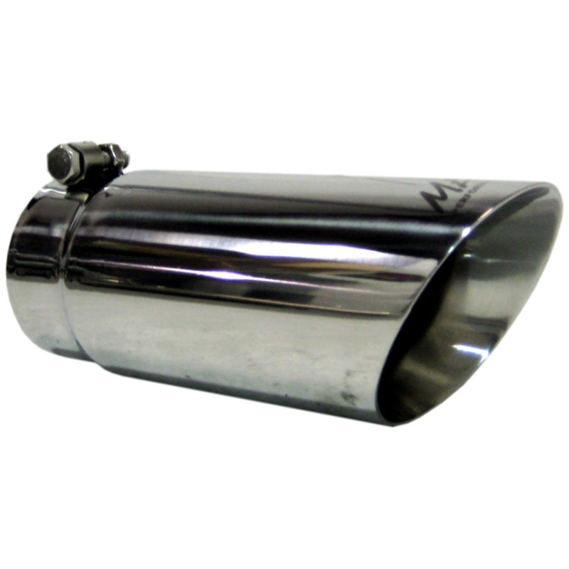 MBRP Universal Tip 3in O.D. Dual Wall Angled 4 inlet 10 length T5110 Photo - Primary