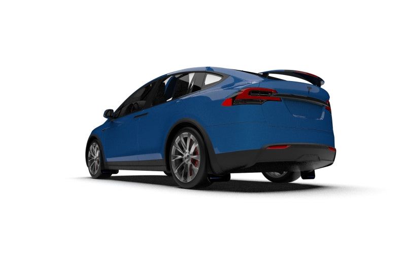 Rally Armor 2022 Tesla Model X Black UR Mud Flap w/ Blue Logo MF102-UR-BLK/BL MF102-UR-BLK/BL User 1