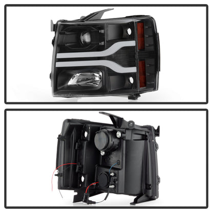 Spyder Chevy Silverado 1500 07-13/2500HD/3500HD 07-14 LED Black PRO-YD-CS07V3PL-BK 5087614 5087614 User 1