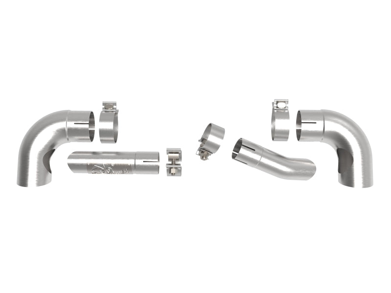 aFe MACHForce XP 304 Stainless Steel Exhaust Tip Upgrade 21-23 Jeep Wrangler JL Rubicon 49C38102-H 49C38102-H Photo - Unmounted