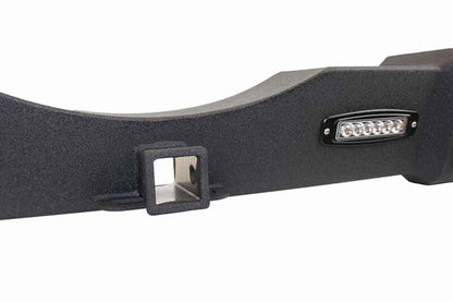 Fishbone Offroad 07-18 Jeep JK Wrangler Rubicon Steel Rear Bumper W/LEDs - Blk Textured Powdercoat FB22032 FB22032 Photo - out of package