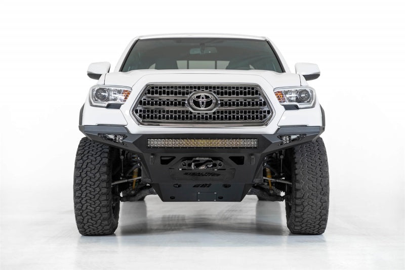 Addictive Desert Designs 16-19 Toyota Tacoma Stealth Fighther Front Bumper w/ Winch Mount F681202200103 F681202200103 Photo - Mounted