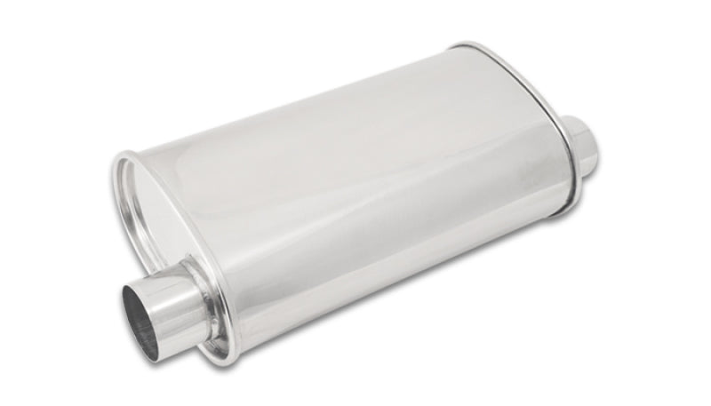 Vibrant StreetPower Oval Muffler 5in x 9in x 15in - 2.5in inlet/outlet (Offset-Offset Same Side) 1129 1129 Photo - Primary