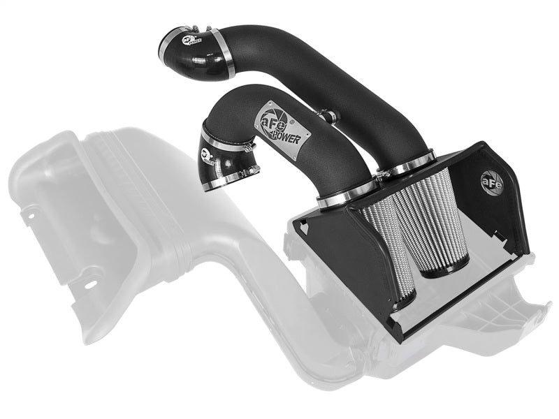 aFe Magnum Force Dual 3-1/2" Stage-2 XP Pro DRY S Cold Air Intake System 51-12972-B Photo - Primary